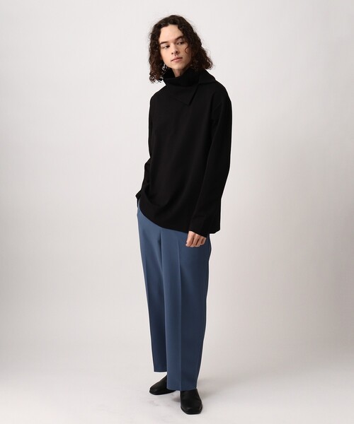 tk.TAKEO KIKUCHI(ティーケータケオキクチ)の「◆レイヤーハイネックカットソー(Tシャツ/カットソー・メンズ・ホワイト/ブラック・02/03)」の11枚目の写真