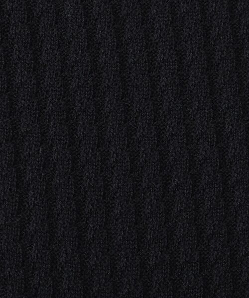 TAKEO KIKUCHI(タケオキクチ)の「【抗菌防臭】 リンクス千鳥 ドレスソックス(ソックス/靴下・メンズ・ブラック/ネイビー・00)」の4枚目の写真