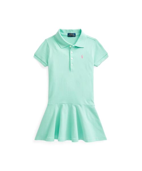 メッシュ ドレス ストレッチ Childrenswear ポロラルフローレンチャイルドウェア のワンピース ストレッチ Childrenswear コットン ワンピース ポロ