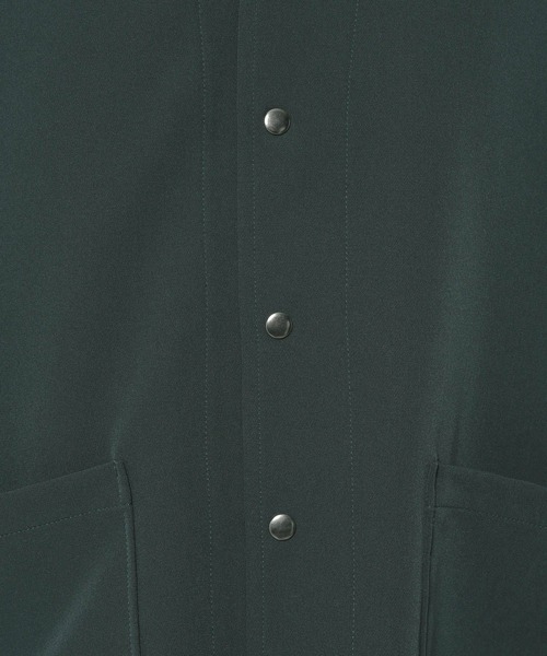 LAKOLE（ラコレ）の「トロトロカーディガンジャケット[セットアップ対応] / 262291（ノーカラージャケット・メンズ・アイボリー/ブラック/グリーン・MEDIUM/LARGE）」の15枚目の写真