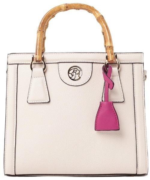 Pi（ピーアイ）の「バンブー２WAYトートバッグ（ショルダーバッグ・レディース・ブラック/グリーン/キャメル/アイボリー・フリー）」の2枚目の写真