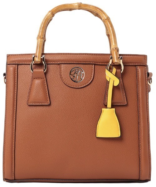 Pi（ピーアイ）の「バンブー２WAYトートバッグ（ショルダーバッグ・レディース・ブラック/グリーン/キャメル/アイボリー・フリー）」の5枚目の写真