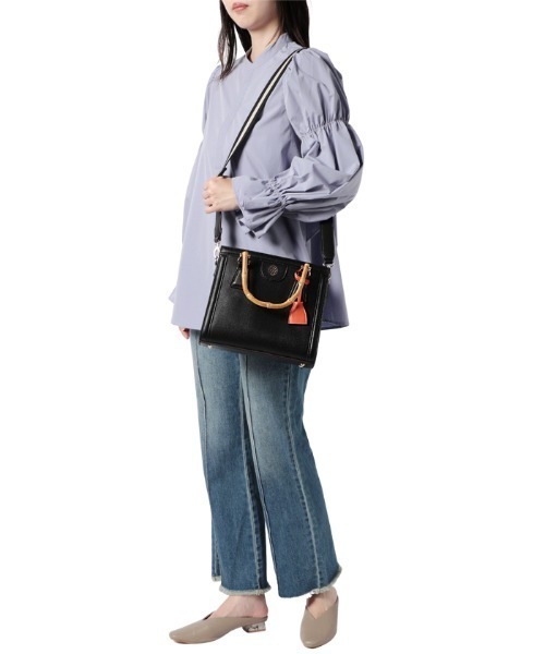 Pi（ピーアイ）の「バンブー２WAYトートバッグ（ショルダーバッグ・レディース・ブラック/グリーン/キャメル/アイボリー・フリー）」の14枚目の写真