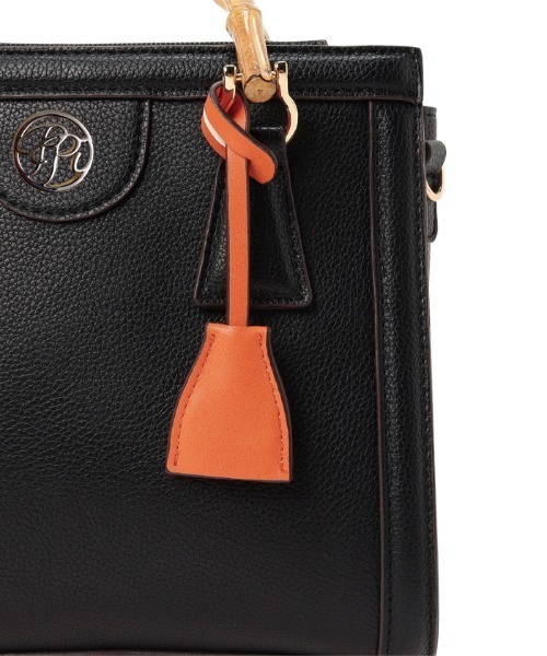 Pi（ピーアイ）の「バンブー２WAYトートバッグ（ショルダーバッグ・レディース・ブラック/グリーン/キャメル/アイボリー・フリー）」の9枚目の写真