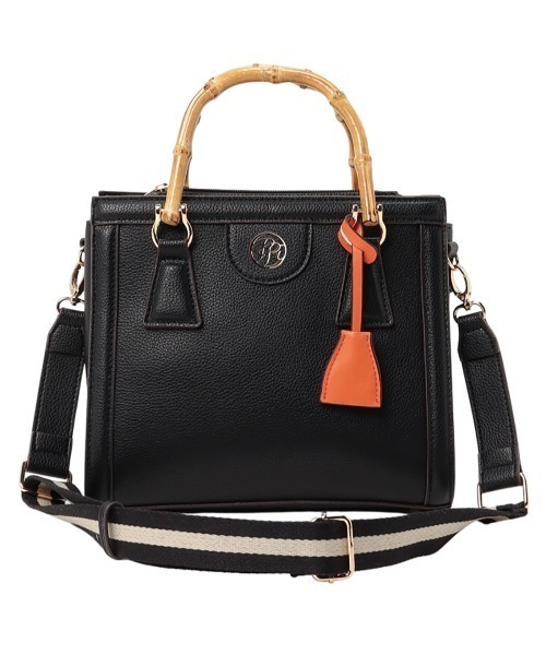 Pi（ピーアイ）の「バンブー２WAYトートバッグ（ショルダーバッグ・レディース・ブラック/グリーン/キャメル/アイボリー・フリー）」の12枚目の写真