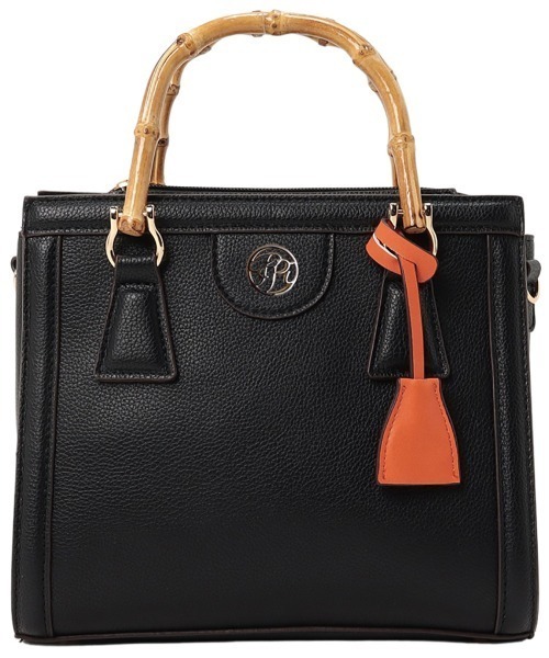 Pi（ピーアイ）の「バンブー２WAYトートバッグ（ショルダーバッグ・レディース・ブラック/グリーン/キャメル/アイボリー・フリー）」の11枚目の写真