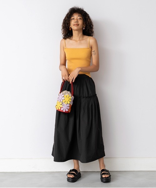 Casselini（キャセリーニ）の「Casselini(キャセリーニ)デイジーバケットバッグ（ハンドバッグ・レディース・ブラック/レッド/アイボリー・FREE）」の19枚目の写真