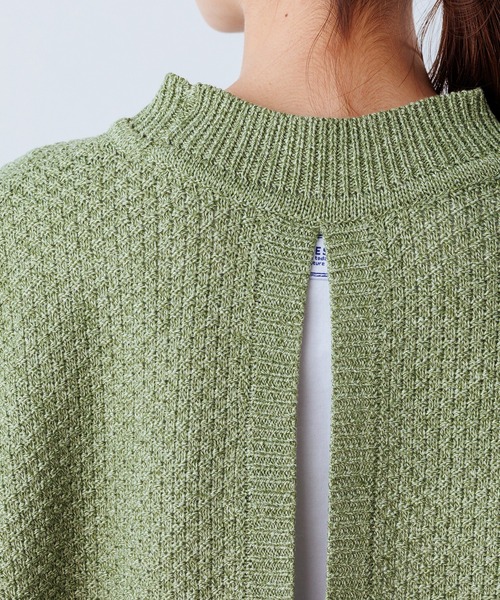 OMNES(オムネス)の「6ゲージ バックスリットニットベスト(ベスト・レディース・ブラック/ベージュ/ブラウン/オリーブ/ライトグリーン/アイボリー/チャコール・FREE)」の21枚目の写真