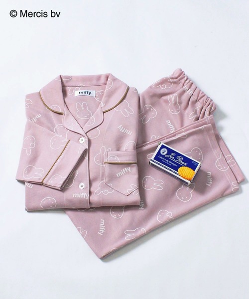 Miffy( ミッフィー)の「【Miffy】ミッフィーフェイスプリントルームウェアセット(ルームウェア/パジャマ・レディース・オフホワイト/ピンク・M/L)」の7枚目の写真