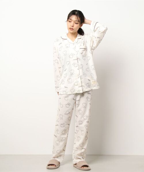 Miffy( ミッフィー)の「【Miffy】ミッフィーフェイスプリントルームウェアセット(ルームウェア/パジャマ・レディース・オフホワイト/ピンク・M/L)」の17枚目の写真