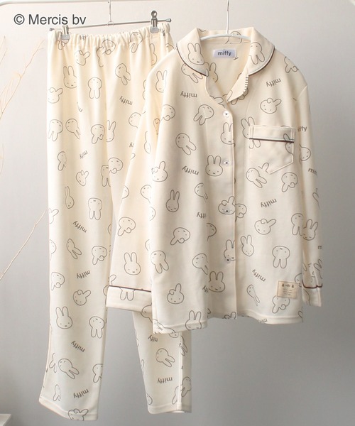 Miffy( ミッフィー)の「【Miffy】ミッフィーフェイスプリントルームウェアセット(ルームウェア/パジャマ・レディース・オフホワイト/ピンク・M/L)」の21枚目の写真