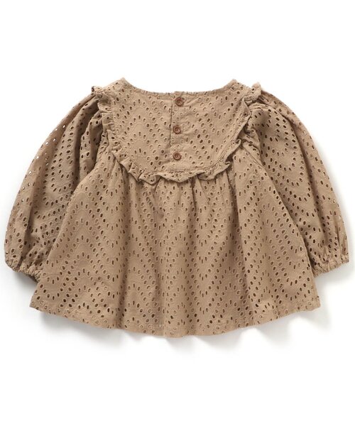 apres les cours(アプレレクール)の「/WEB限定 レースチュニック(チュニック・キッズ・イエロー/アイボリー・90/100/130/110/80/140/120)」の4枚目の写真
