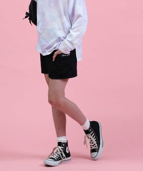 VIVIAN BLUE(ビビアンブルー)の「【VIVIAN BLUE】キュロットパンツ(その他パンツ・キッズ・ブラック/サックスブルー・120/130/140/150)」の2枚目の写真