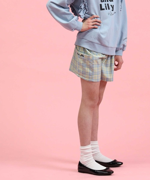 VIVIAN BLUE(ビビアンブルー)の「【VIVIAN BLUE】キュロットパンツ(その他パンツ・キッズ・ブラック/サックスブルー・120/130/140/150)」の8枚目の写真