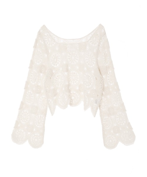 fifth（フィフス）の「前後2wayかぎ針編みプルオーバー（その他トップス・レディース・ベージュ・M）」の11枚目の写真