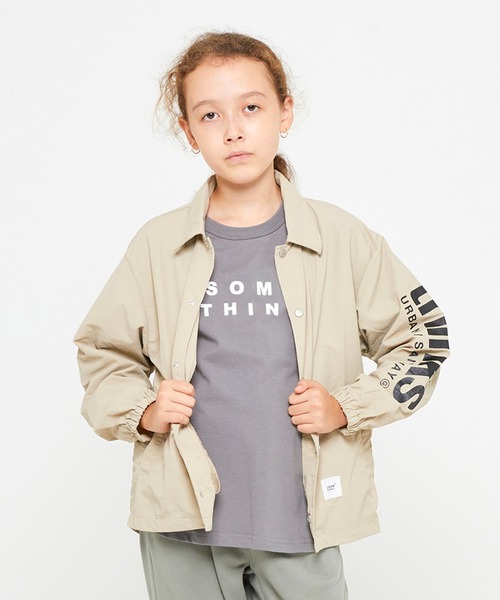 GENERATOR（ジェネレーター）の「GENERATOR/ジェネレーター コーチジャケット（ノーカラージャケット・キッズ・グレイッシュベージュ/ブラック/ブルー・XL/L/M）」の8枚目の写真