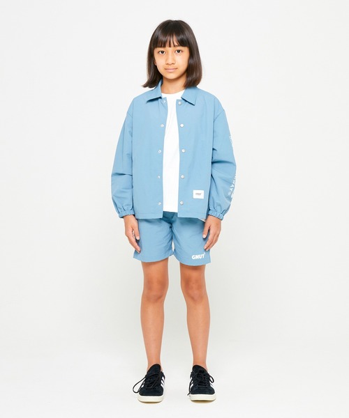 GENERATOR（ジェネレーター）の「GENERATOR/ジェネレーター コーチジャケット（ノーカラージャケット・キッズ・グレイッシュベージュ/ブラック/ブルー・XL/L/M）」の6枚目の写真