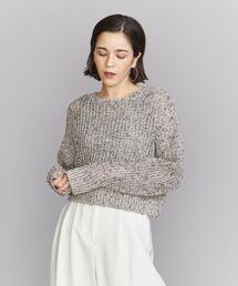 BEAUTY&YOUTH UNITED ARROWS | BY コットン ショート&ワイド ニットプルオーバー -ウォッシャブル-(ニット/セーター)