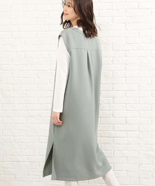 SHOO・LA・RUE(シューラルー)の「◆【2点セット】キーネックジャンドレ+インナーセット(スカート・レディース・ブラック/ライトブルー・02/03/04)」の3枚目の写真