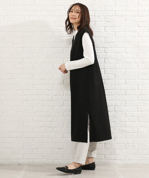 SHOO・LA・RUE(シューラルー)の「◆【2点セット】キーネックジャンドレ+インナーセット(スカート・レディース・ブラック/ライトブルー・02/03/04)」の6枚目の写真