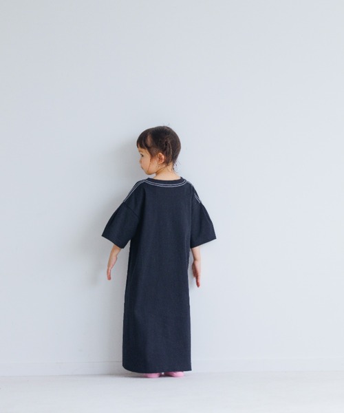 LOWRYS FARM(ローリーズファーム)の「USATシャツワンピース 268962(ワンピース・キッズ・ブラック/イエロー/ブルー/グリーン・110cm/120cm/130cm/140cm/150cm)」の18枚目の写真