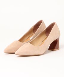 NICAL | ■2022春夏新作■変形ウッドヒールパンプス/24102(パンプス)