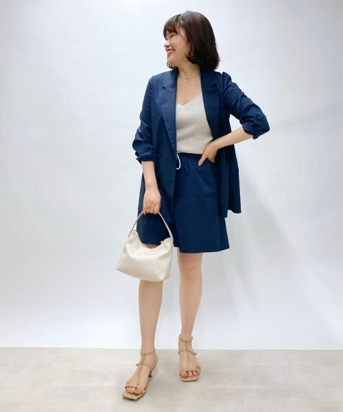 RIVE DROITE（リヴドロワ）の「クールタッチUVニットキャミソール（キャミソール・レディース・チャコールグレー/ベージュ/オレンジ・FREE）」の15枚目の写真