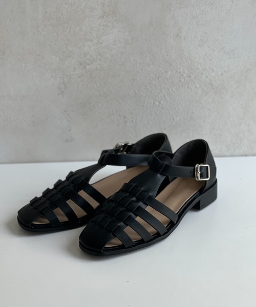 Chez toi（シェトワ）の「グルカサンダル（サンダル・レディース・ブラック/ベージュ/オフホワイト・S/M/L）」の20枚目の写真