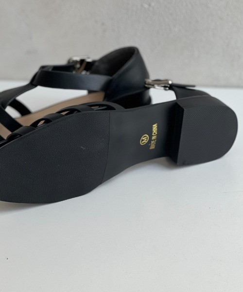 Chez toi（シェトワ）の「グルカサンダル（サンダル・レディース・ブラック/ベージュ/オフホワイト・S/M/L）」の17枚目の写真