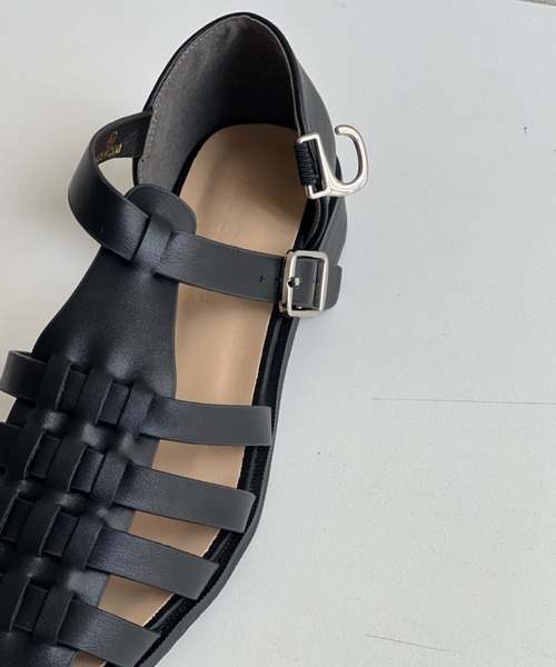 Chez toi（シェトワ）の「グルカサンダル（サンダル・レディース・ブラック/ベージュ/オフホワイト・S/M/L）」の15枚目の写真