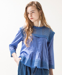 mystic | レース切替ブラウス(シャツ/ブラウス)