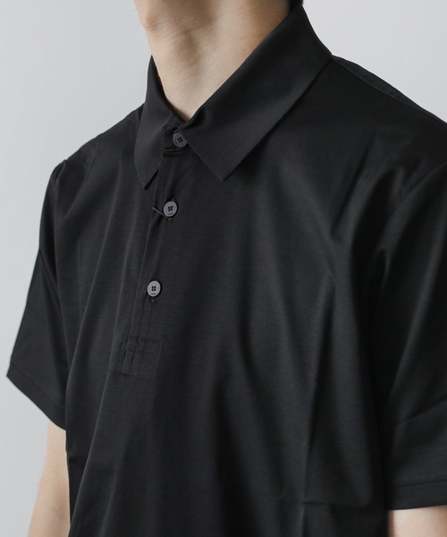 ATTACHMENT(アタッチメント)の「ハイゲージスムースポロシャツ / HIGH GAUGE SMOOTH POLO(ポロシャツ・メンズ・ライトグレー/グレー系その他/ブラック・2/3/1/4)」の17枚目の写真