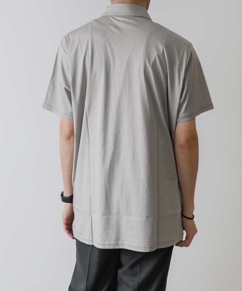 ATTACHMENT(アタッチメント)の「ハイゲージスムースポロシャツ / HIGH GAUGE SMOOTH POLO(ポロシャツ・メンズ・ライトグレー/グレー系その他/ブラック・2/3/1/4)」の5枚目の写真