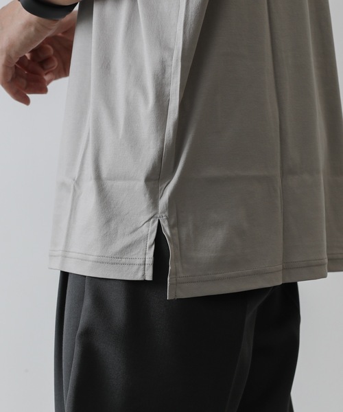 ATTACHMENT(アタッチメント)の「ハイゲージスムースポロシャツ / HIGH GAUGE SMOOTH POLO(ポロシャツ・メンズ・ライトグレー/グレー系その他/ブラック・2/3/1/4)」の12枚目の写真