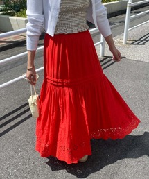 archives | コットンエンブロイダリーボリュームスカート(スカート)