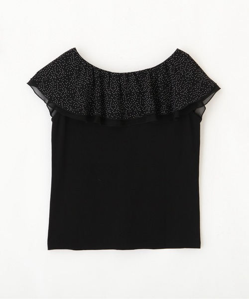 PROPORTION BODY DRESSING（プロポーションボディドレッシング）の「ラッフルＴシャツ / 1212160500（Tシャツ/カットソー・レディース・パープル/ホワイト系その他/ブラック系その他・FREE）」の14枚目の写真