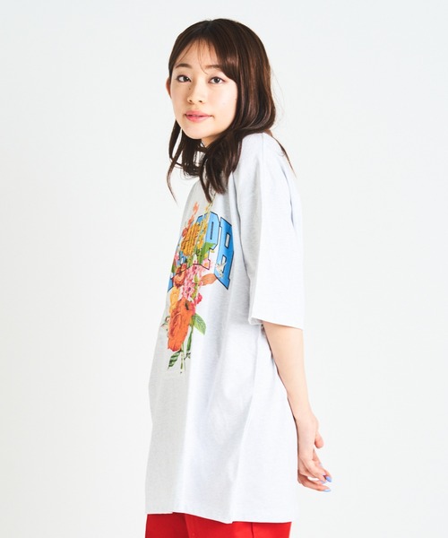 Paragraph（パラグラフ）の「PRGRP.38-SSTEE（Tシャツ/カットソー・メンズ・ブルー/アイボリー/チャコール・FREE）」の13枚目の写真