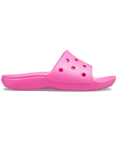 crocs(クロックス)の「クロックス クラシック クロックス スライド キッズ サンダル / crocs Classic Crocs Slide K(サンダル・キッズ・ブルー/ホワイト/ブラック/ピンク系その他・19cm/20cm/19.5cm/21cm/18.5cm/18cm)」の4枚目の写真