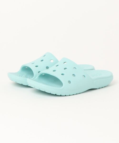 crocs(クロックス)の「クロックス クラシック クロックス スライド キッズ サンダル / crocs Classic Crocs Slide K(サンダル・キッズ・ブルー/ホワイト/ブラック/ピンク系その他・19cm/20cm/19.5cm/21cm/18.5cm/18cm)」の5枚目の写真