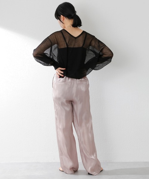 SHENERY（シーナリー）の「グリッターシアーイージーパンツ（その他パンツ・レディース・グレー/パープル・FREE）」の12枚目の写真