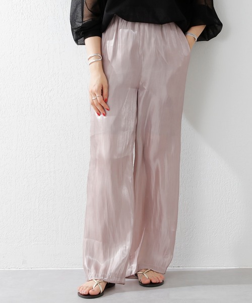 SHENERY（シーナリー）の「グリッターシアーイージーパンツ（その他パンツ・レディース・グレー/パープル・FREE）」の15枚目の写真