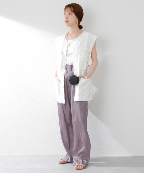 SHENERY（シーナリー）の「グリッターシアーイージーパンツ（その他パンツ・レディース・グレー/パープル・FREE）」の17枚目の写真