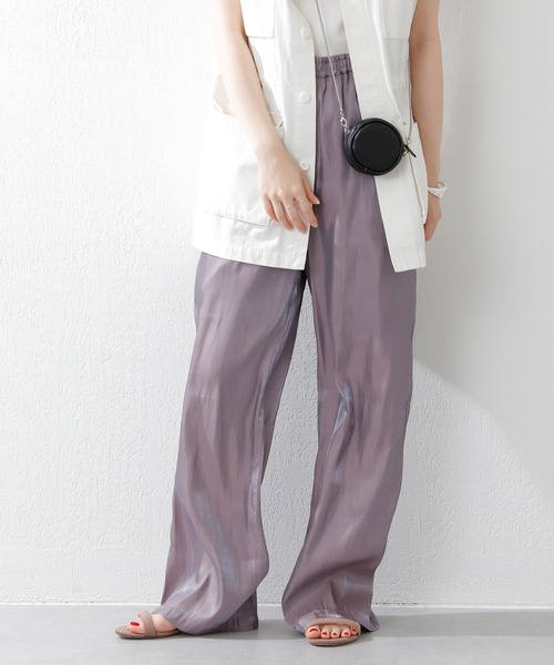 SHENERY（シーナリー）の「グリッターシアーイージーパンツ（その他パンツ・レディース・グレー/パープル・FREE）」の21枚目の写真