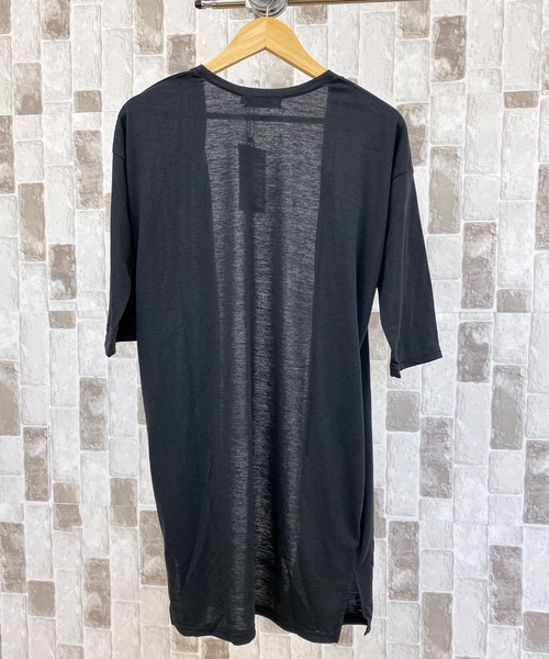 TopIsm(トップイズム)の「ショールカラー リネン混5分袖 無地ロングカーディガン(カーディガン/ボレロ・メンズ・ブラック/ネイビー/グレー/カーキ/モカ/グレイッシュブルー/チャコールグレー・M/L)」の22枚目の写真