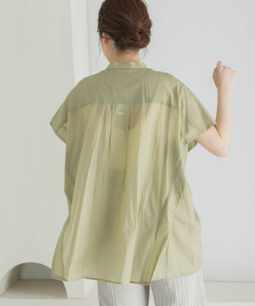 LAATO（ラート）の「BOXY LINE SHIRTS（シャツ/ブラウス・レディース・イエロー/ブラック・FREE）」の3枚目の写真