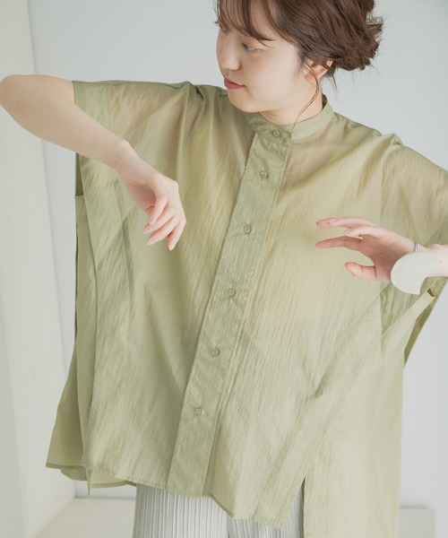 LAATO（ラート）の「BOXY LINE SHIRTS（シャツ/ブラウス・レディース・イエロー/ブラック・FREE）」の8枚目の写真