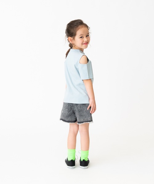 RUGGEDWORKS(ラゲッドワークス)の「肩スリットクリームソーダ半袖TEE(Tシャツ/カットソー・キッズ・ピンク/サックスブルー・100/130/110/90/120)」の10枚目の写真