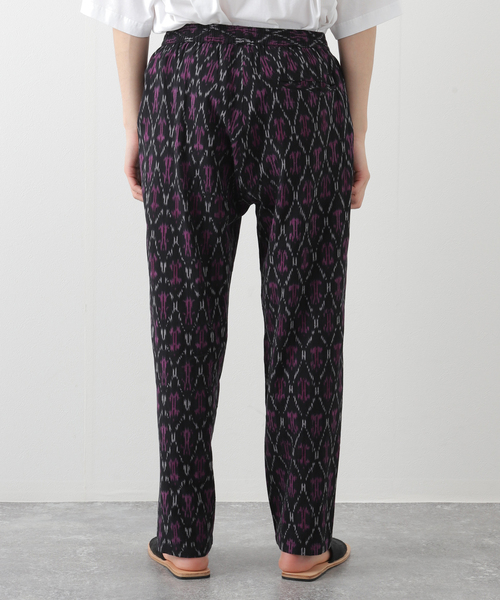 B.C STOCK（ベーセーストック）の「INDIA FAB. IKAT ジャガード パンツ（その他パンツ・メンズ・パープル/ネイビー/ブラウン・MEDIUM/LARGE）」の7枚目の写真