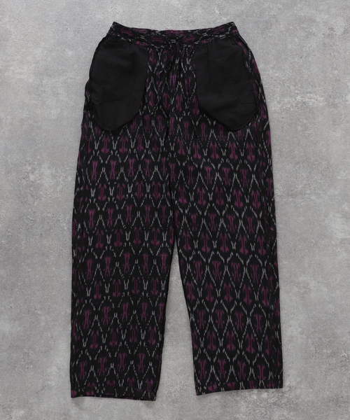B.C STOCK（ベーセーストック）の「INDIA FAB. IKAT ジャガード パンツ（その他パンツ・メンズ・パープル/ネイビー/ブラウン・MEDIUM/LARGE）」の13枚目の写真
