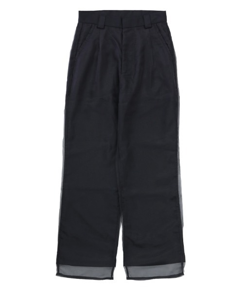 select MOCA by mi(セレクトモカバイミー)の「シースルーレイヤードパンツ(その他パンツ・レディース・ブラック/ベージュ/グリーン・SMALL/MEDIUM)」の18枚目の写真